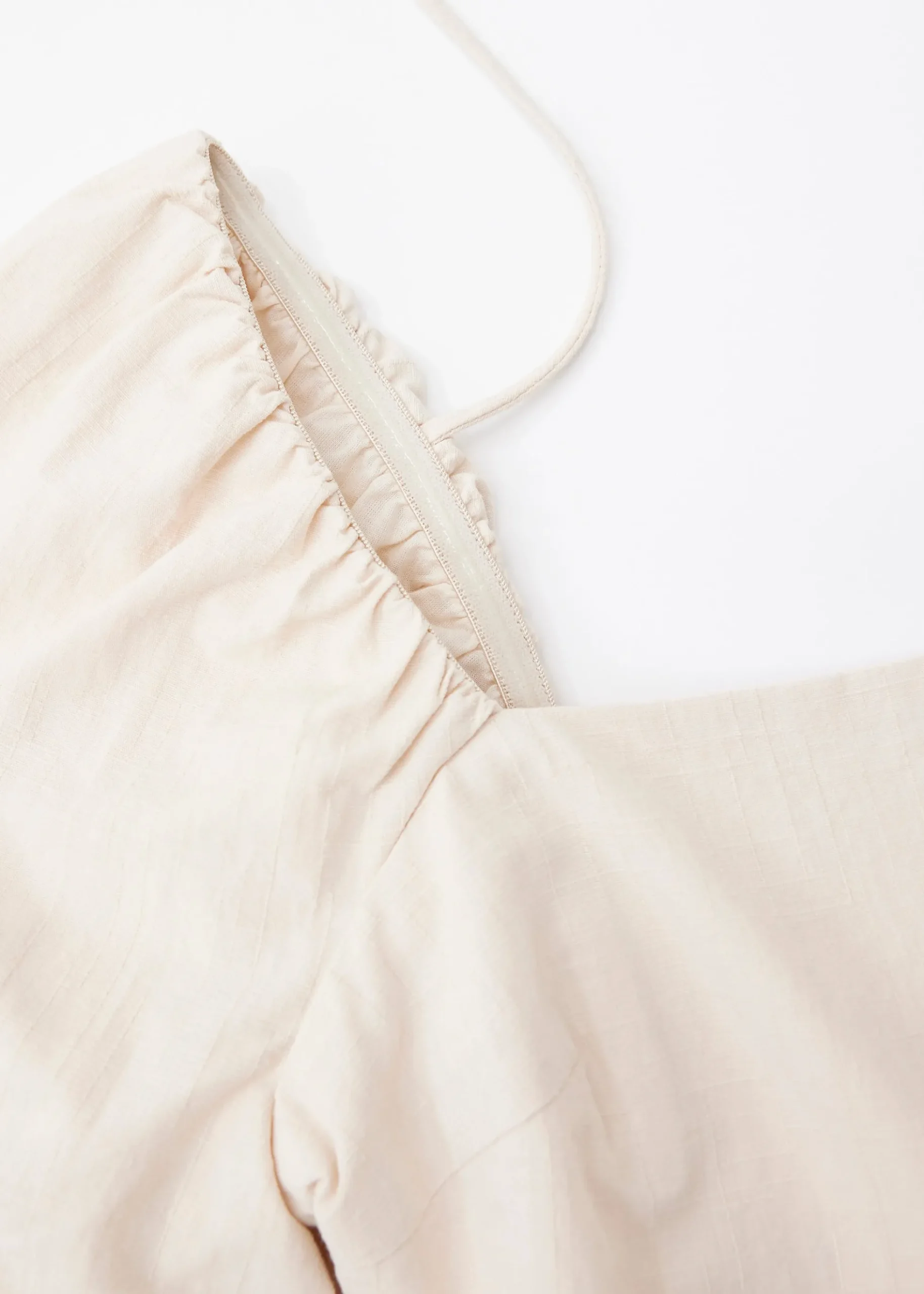 Puff Sleeve Babydoll Mini Dress