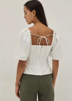 Rachelle Ruched Bustier Top
