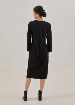 Rachelle Sash Column Midi Dress