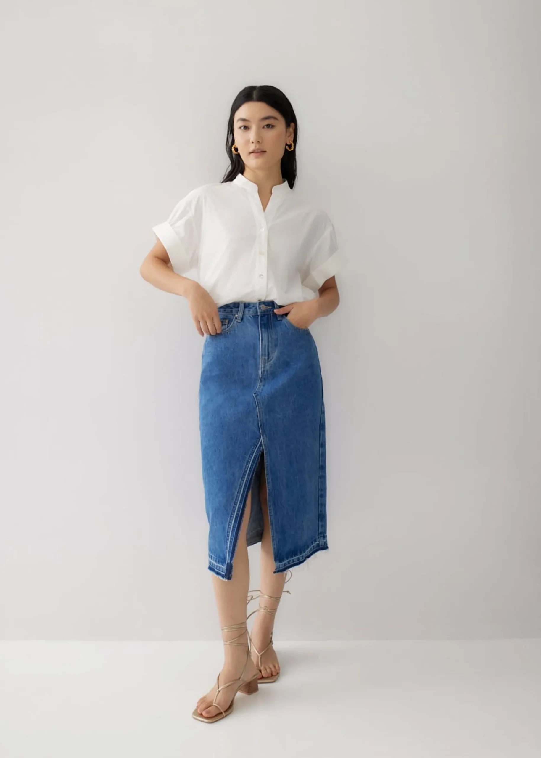 Raegan High Low Hem Shirt