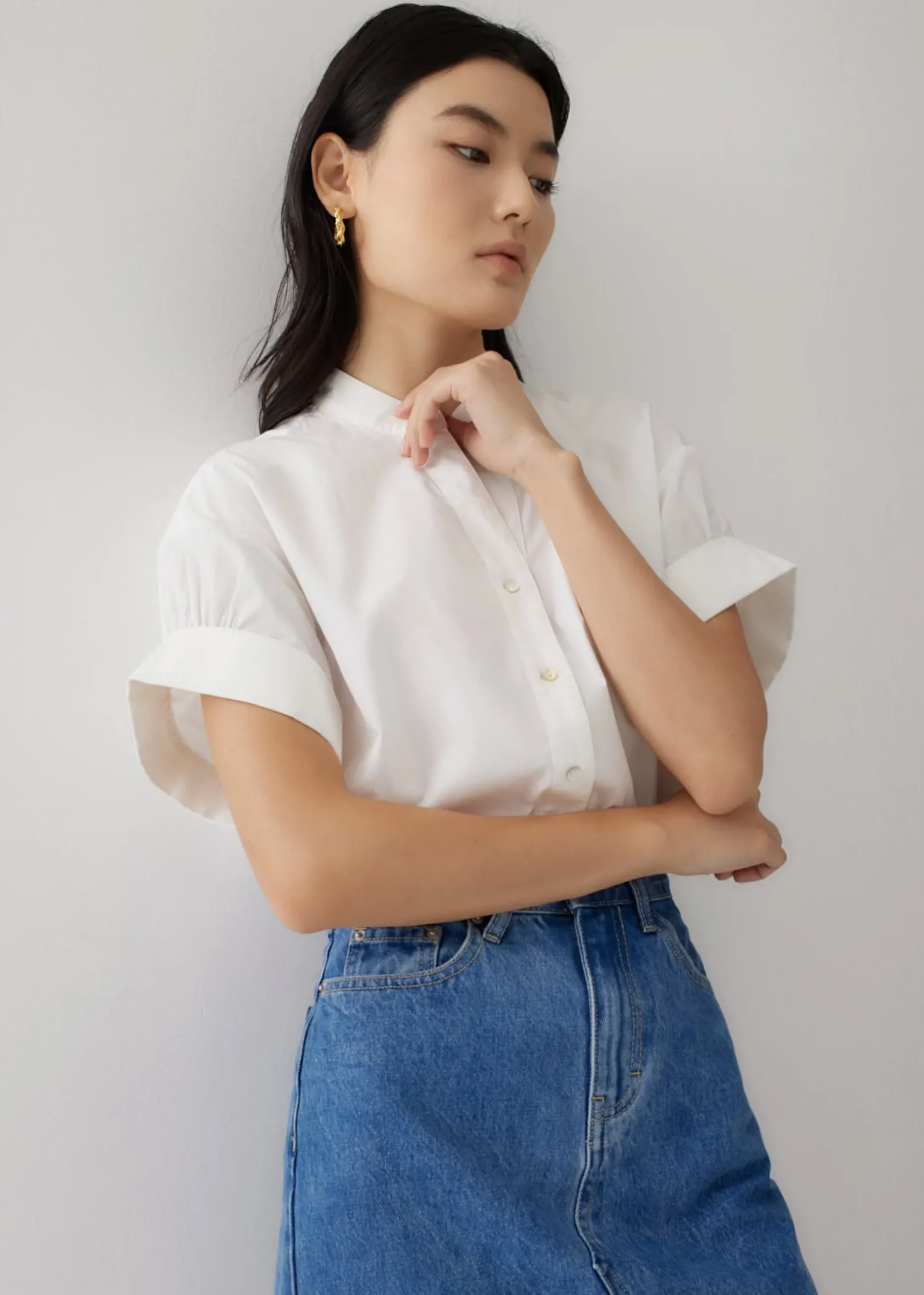Raegan High Low Hem Shirt