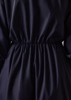 Rama RuchedReady® Poplin Fit & Flare Dress