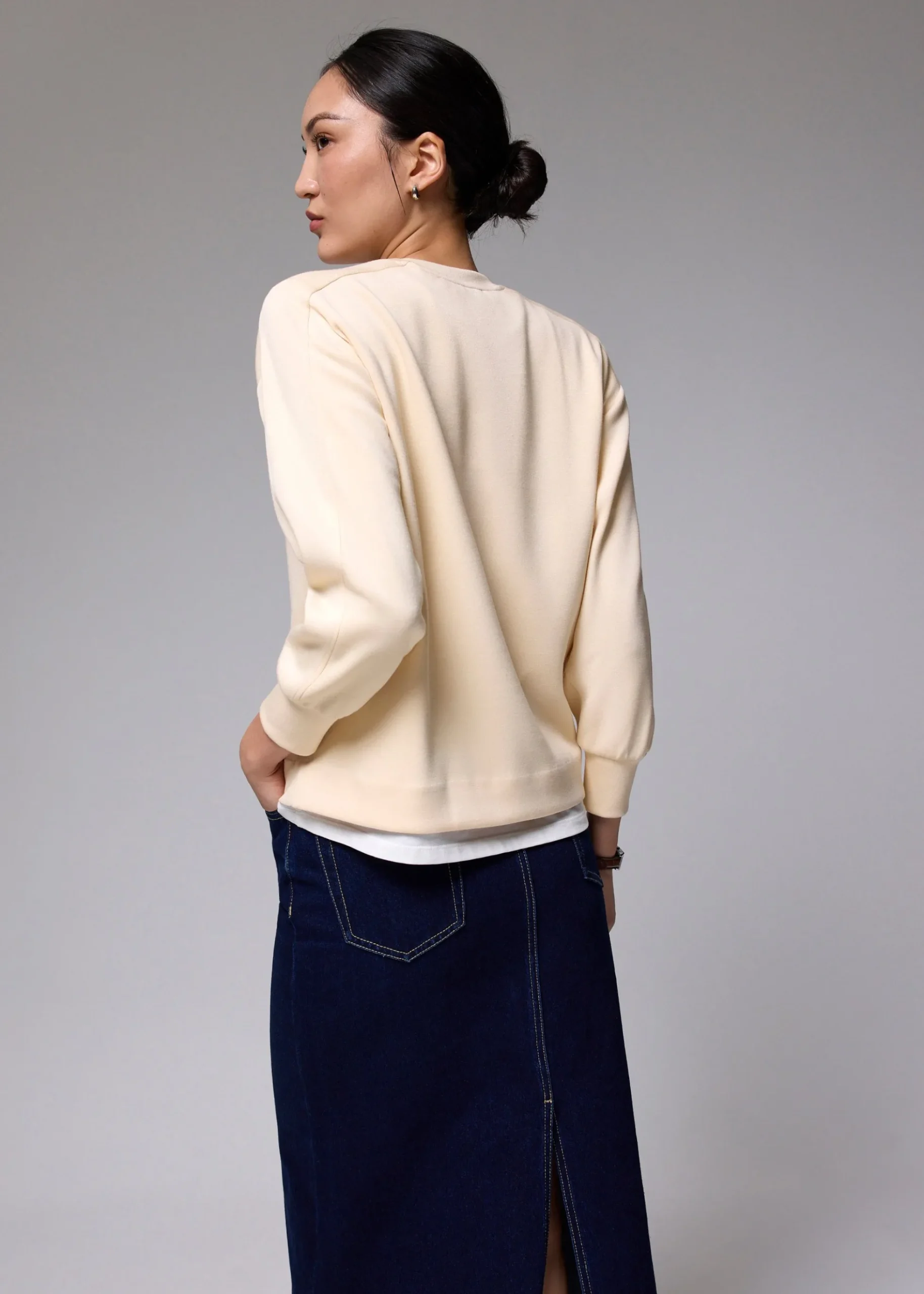 Relaxed Jersey Long Sleeve Top