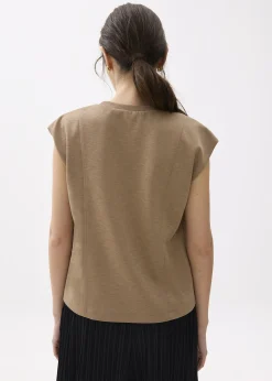 Relaxed Round Neck Boxy Tee