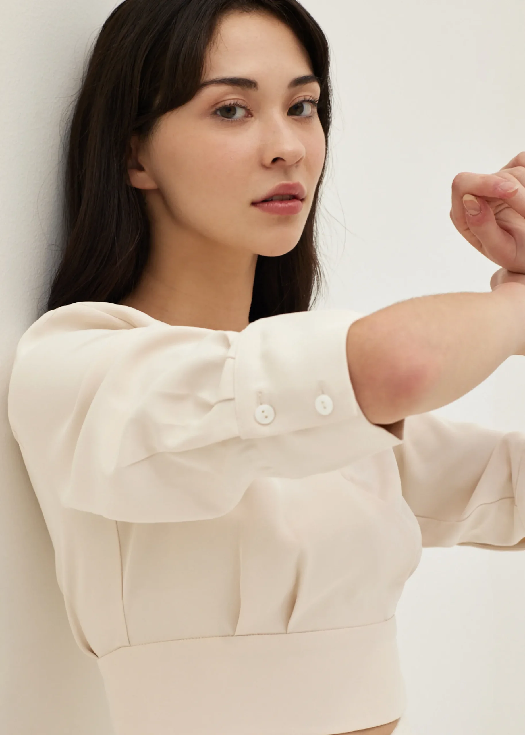 Remi Faux Wrap Blouse