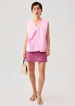 Reversible Relaxed Cotton Knot Shell Top