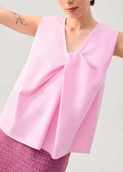 Reversible Relaxed Cotton Knot Shell Top
