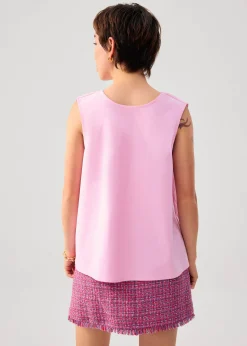 Reversible Relaxed Cotton Knot Shell Top