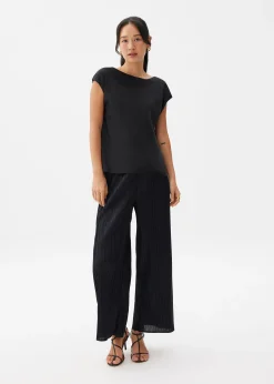 Reversible Satin Shell Top