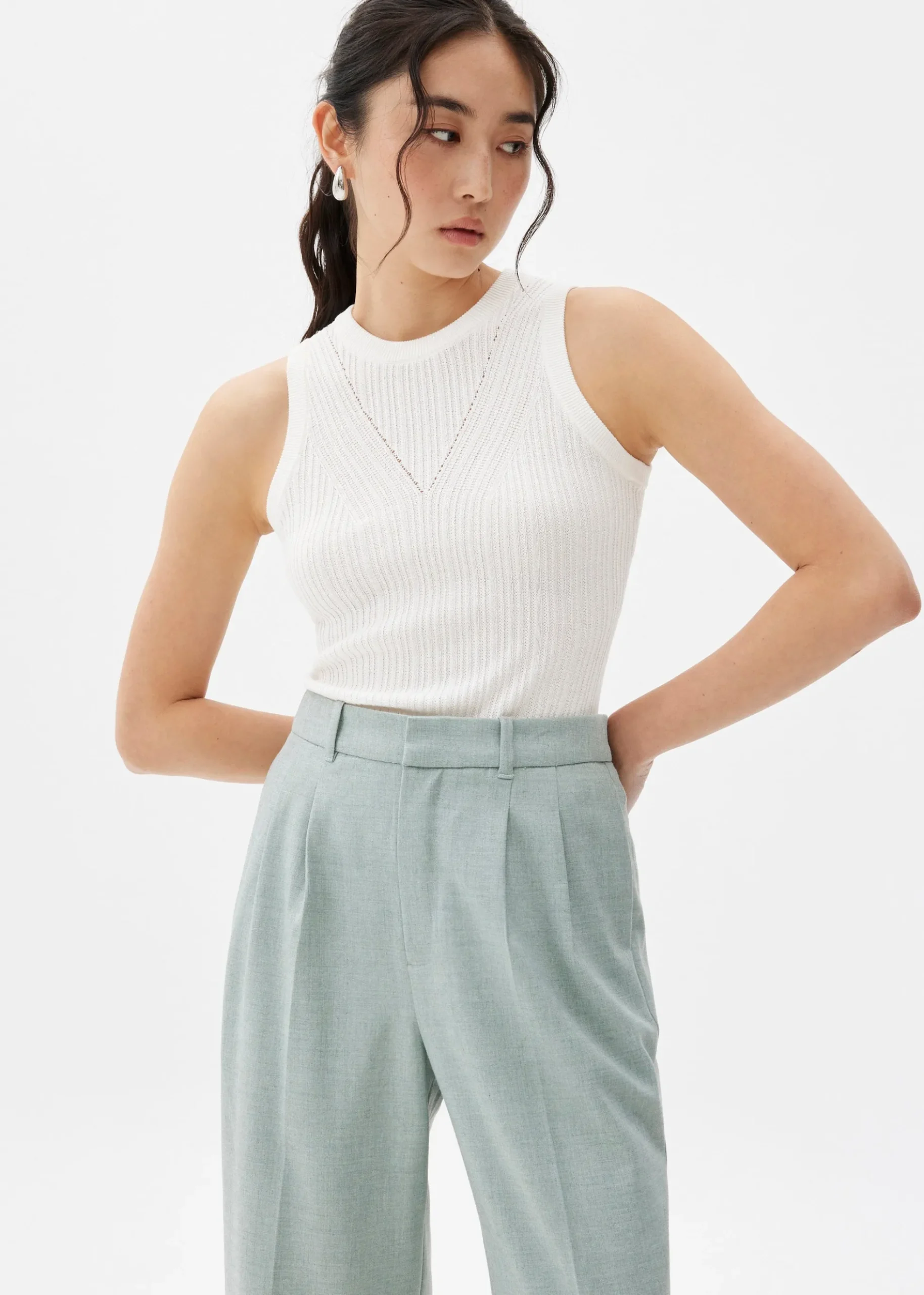 Ribbed Knit Tank Top