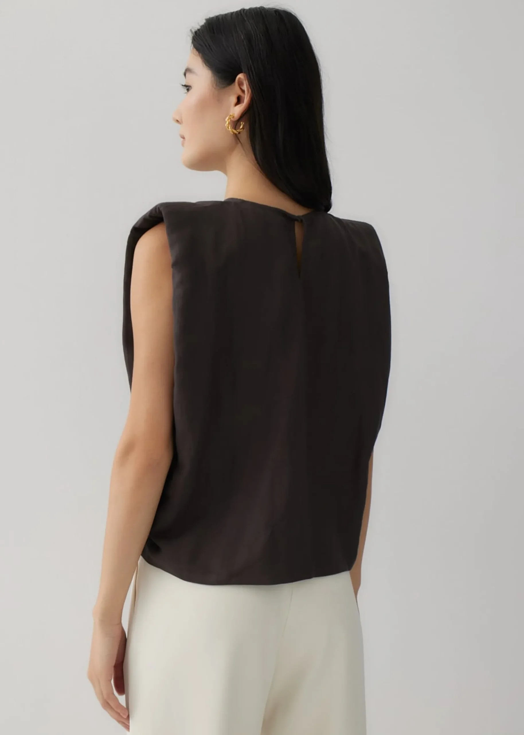 Rica Padded Linen Tank