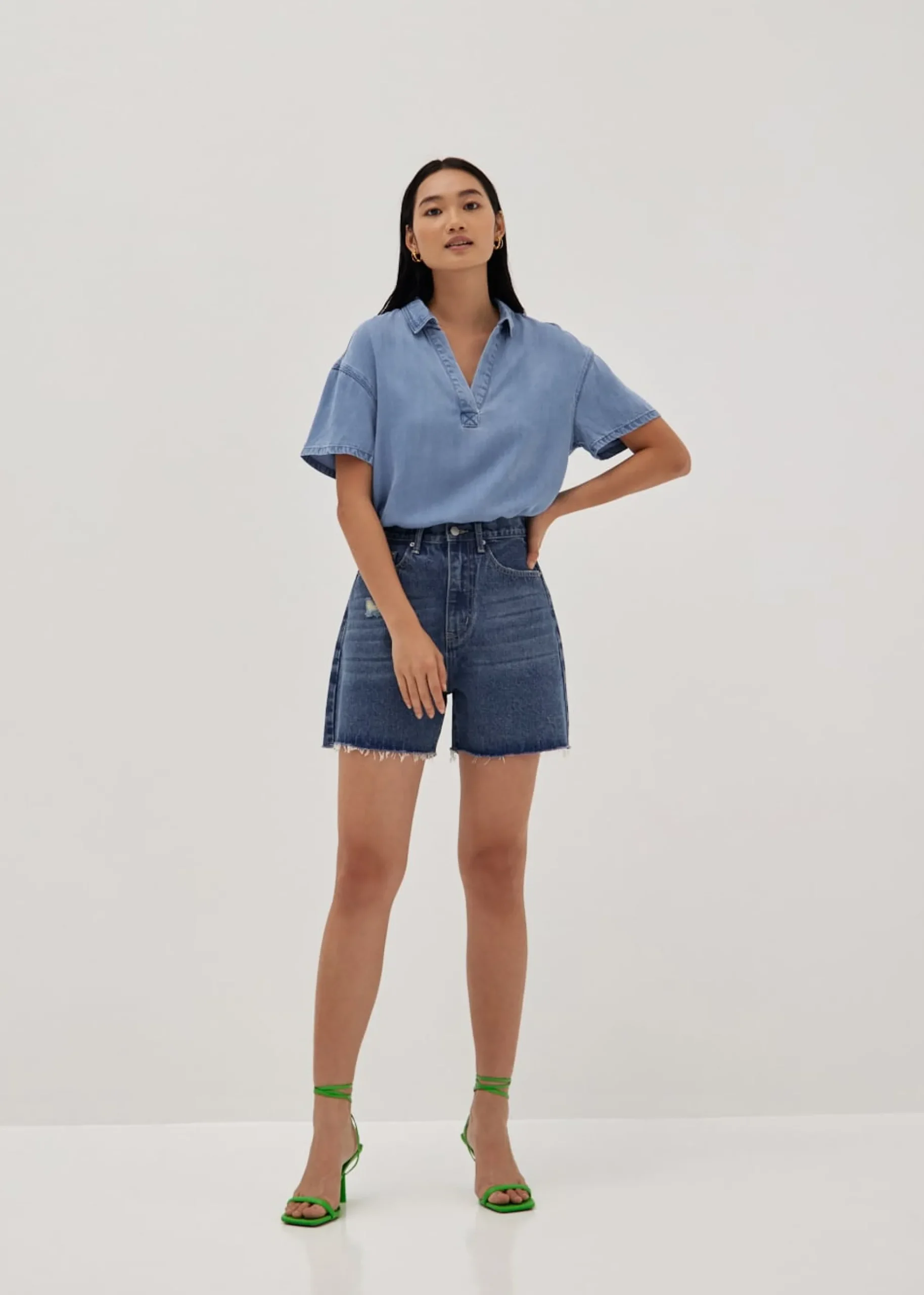 Ridley Chambray Relaxed Shirt