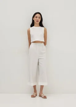 Rivka Loose Shell Crop Top