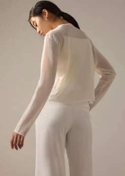 Rocio Sheer Knit Cardigan