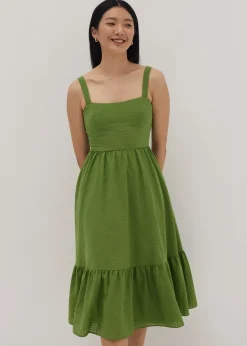 Ronni Bustier Fit & Flare Midi Dress