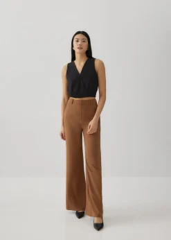 Rouinna Pleat Wrap Crop Top