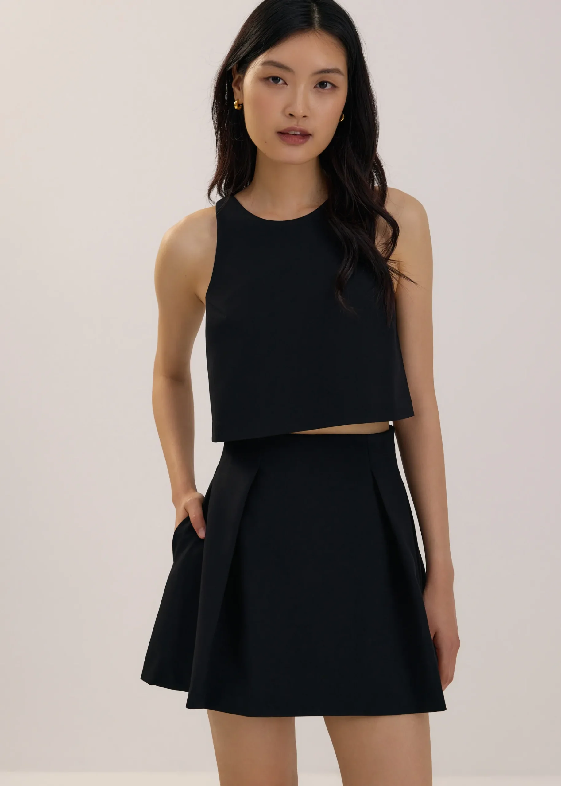 Round Neck Crop Top