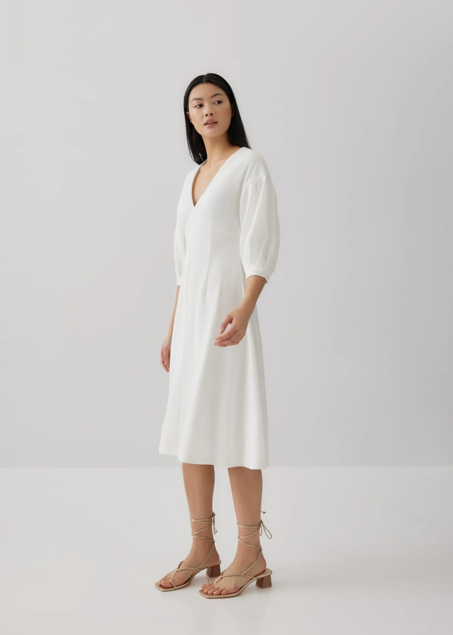 Roween Padded Puff Sleeve Dress