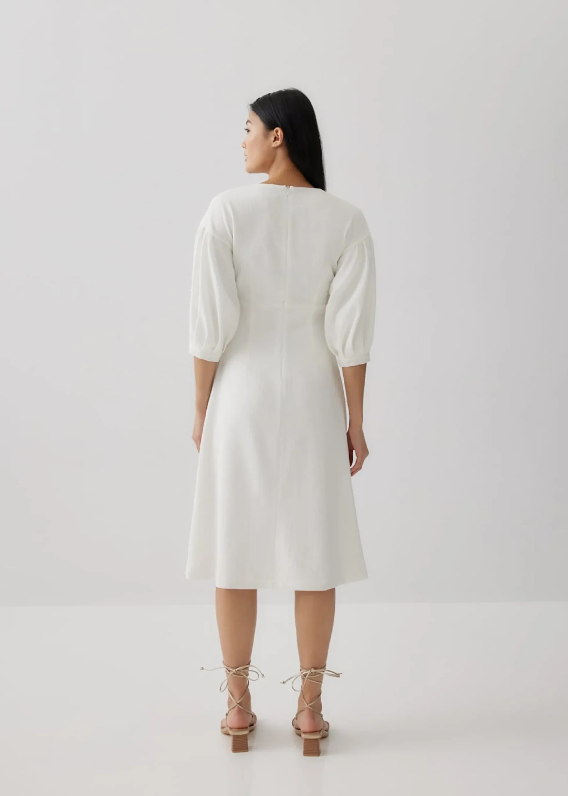 Roween Padded Puff Sleeve Dress