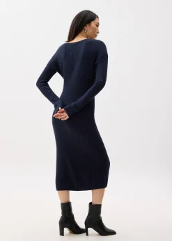 Ruby Mercerized Wool Midi Sweater Dress