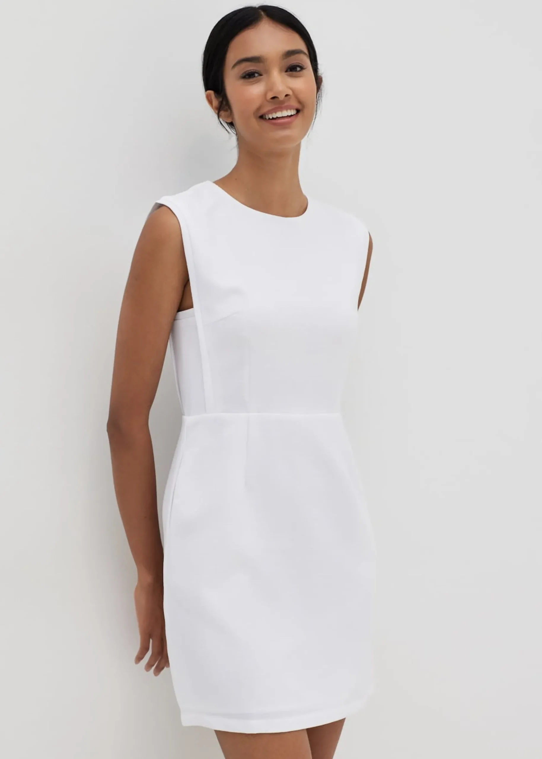 Safia Textured A-line Dress
