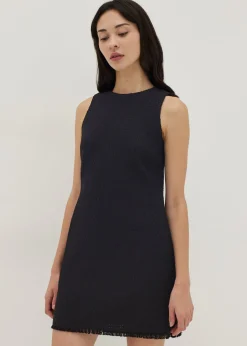 Sallie Tweed Shift Mini Dress