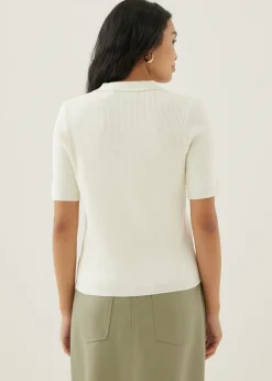 Sandie Collared Knit Top