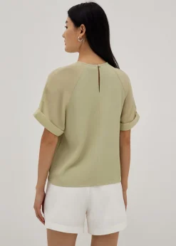 Sanya Raglan Sleeve Shell Top