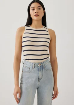 Sasha Striped Knit Tank Top