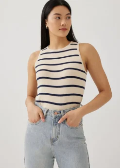 Sasha Striped Knit Tank Top