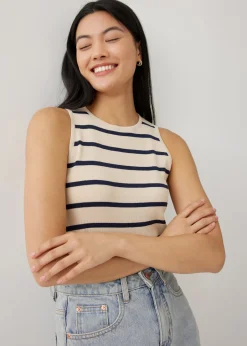 Sasha Striped Knit Tank Top