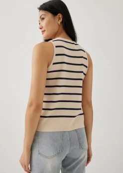 Sasha Striped Knit Tank Top