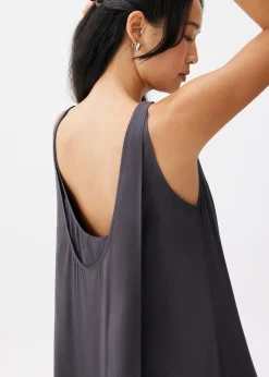 Scoop Neck Column Midaxi Dress