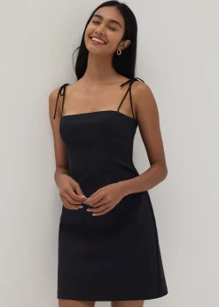 Selyn Tie Shoulder Bodycon Mini Dress