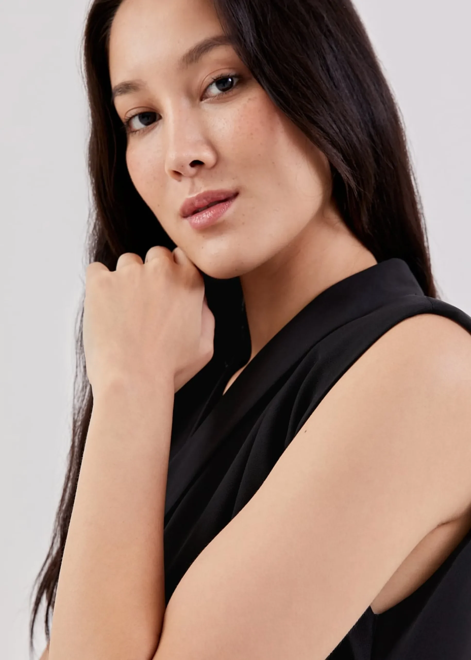 Serita Shoulder Padded Shift Dress