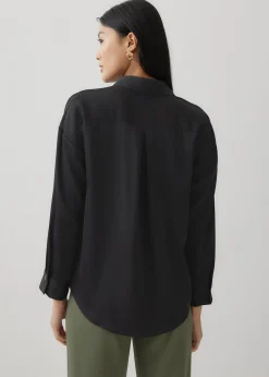 Shontelle Relaxed Satin Shirt