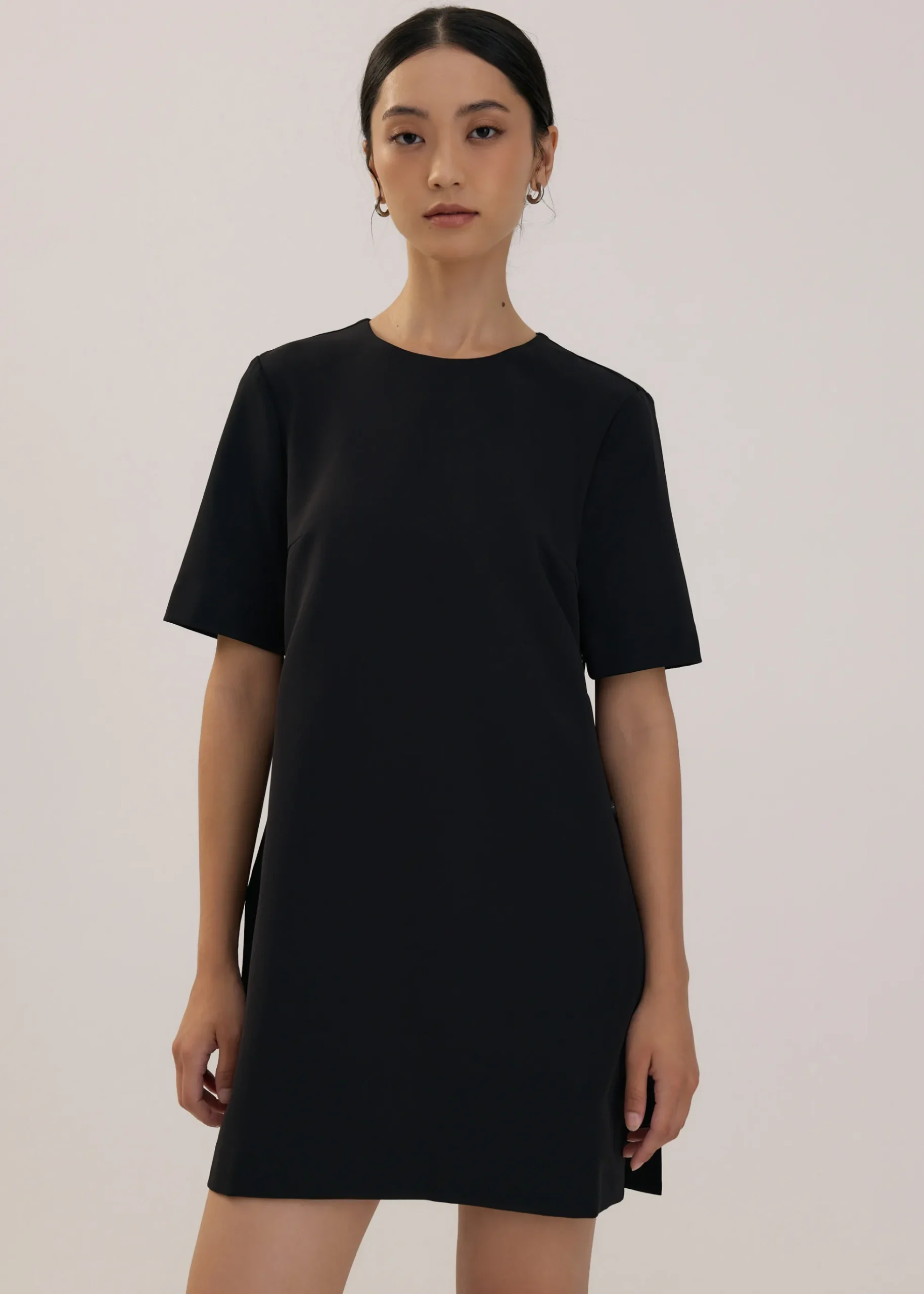 Side Slit A-line Mini Dress
