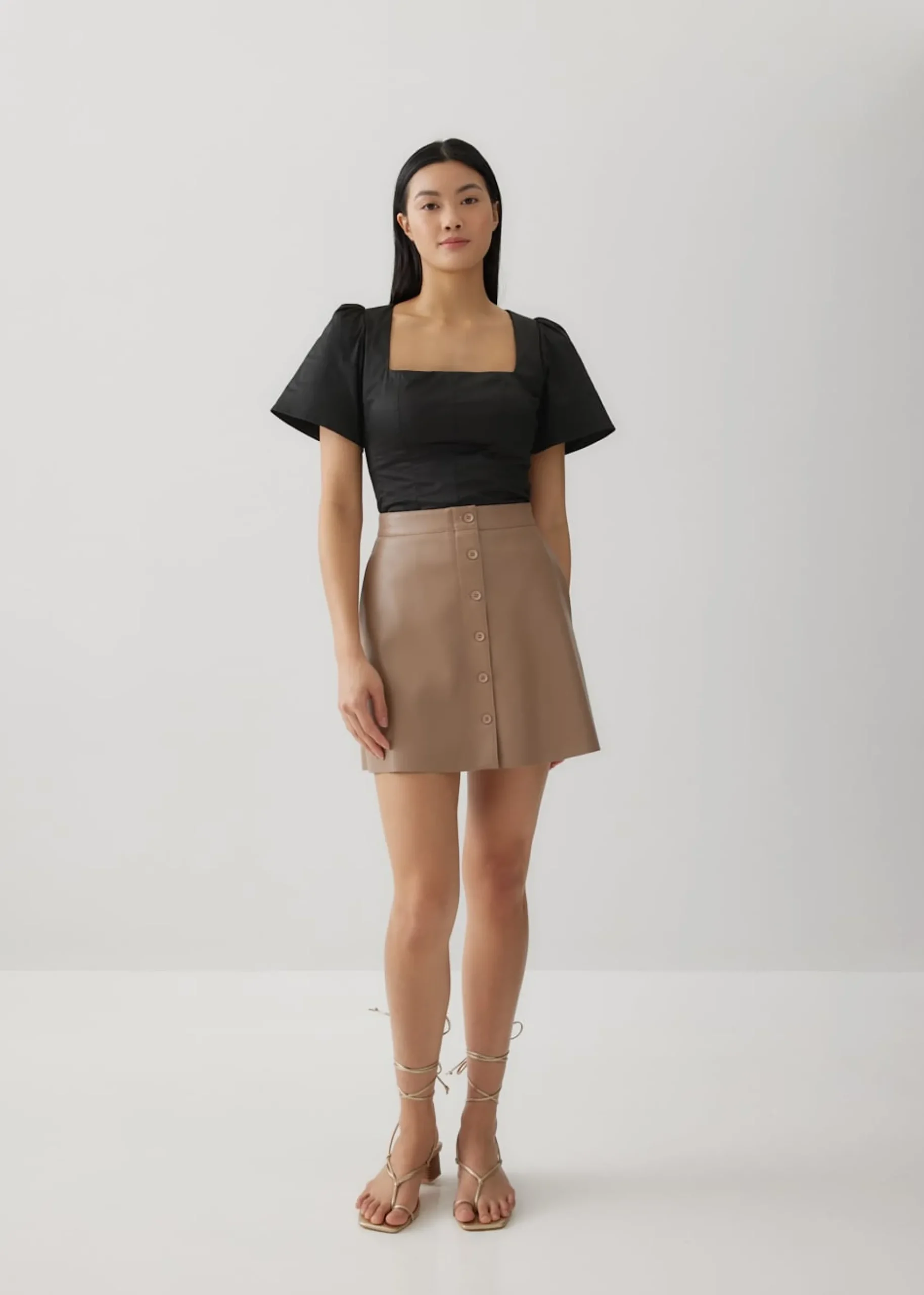 Silvi Square Neck Bustier Top