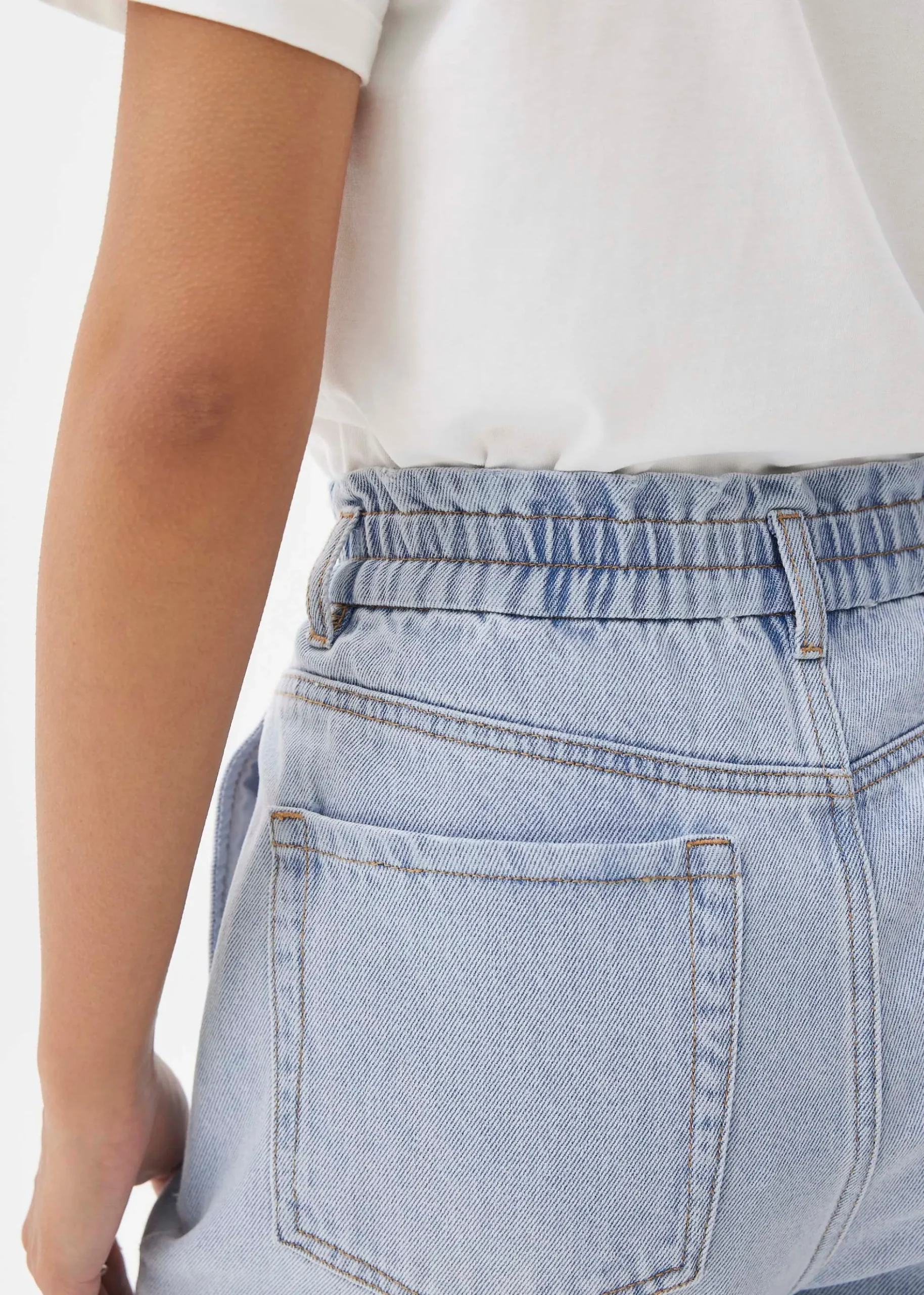 Sloane Elastic Paperbag Jeans