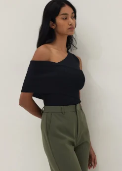 Sofena Asymmetrical Knit Top