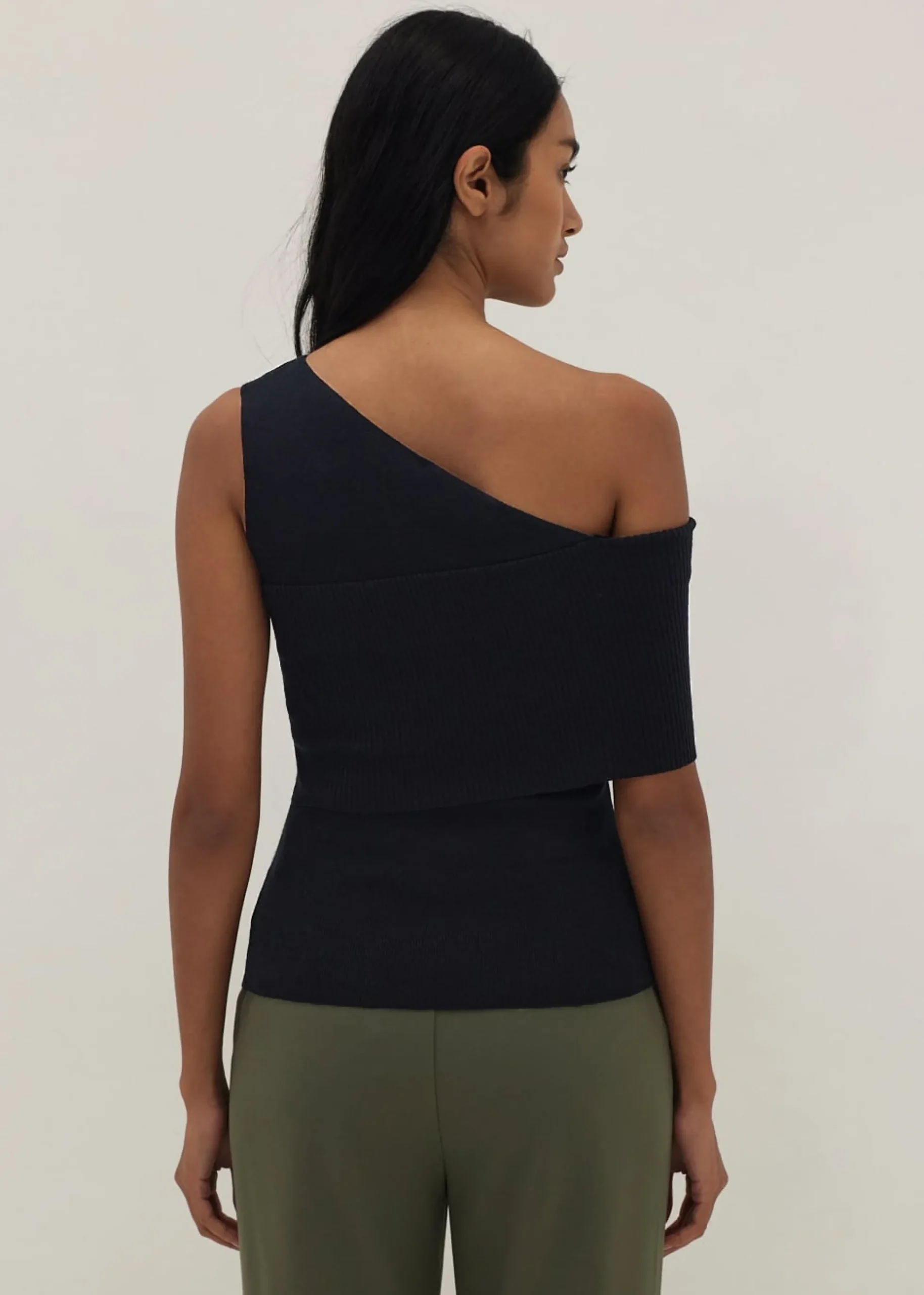 Sofena Asymmetrical Knit Top