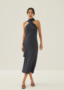 Sola Halter Midi Dress