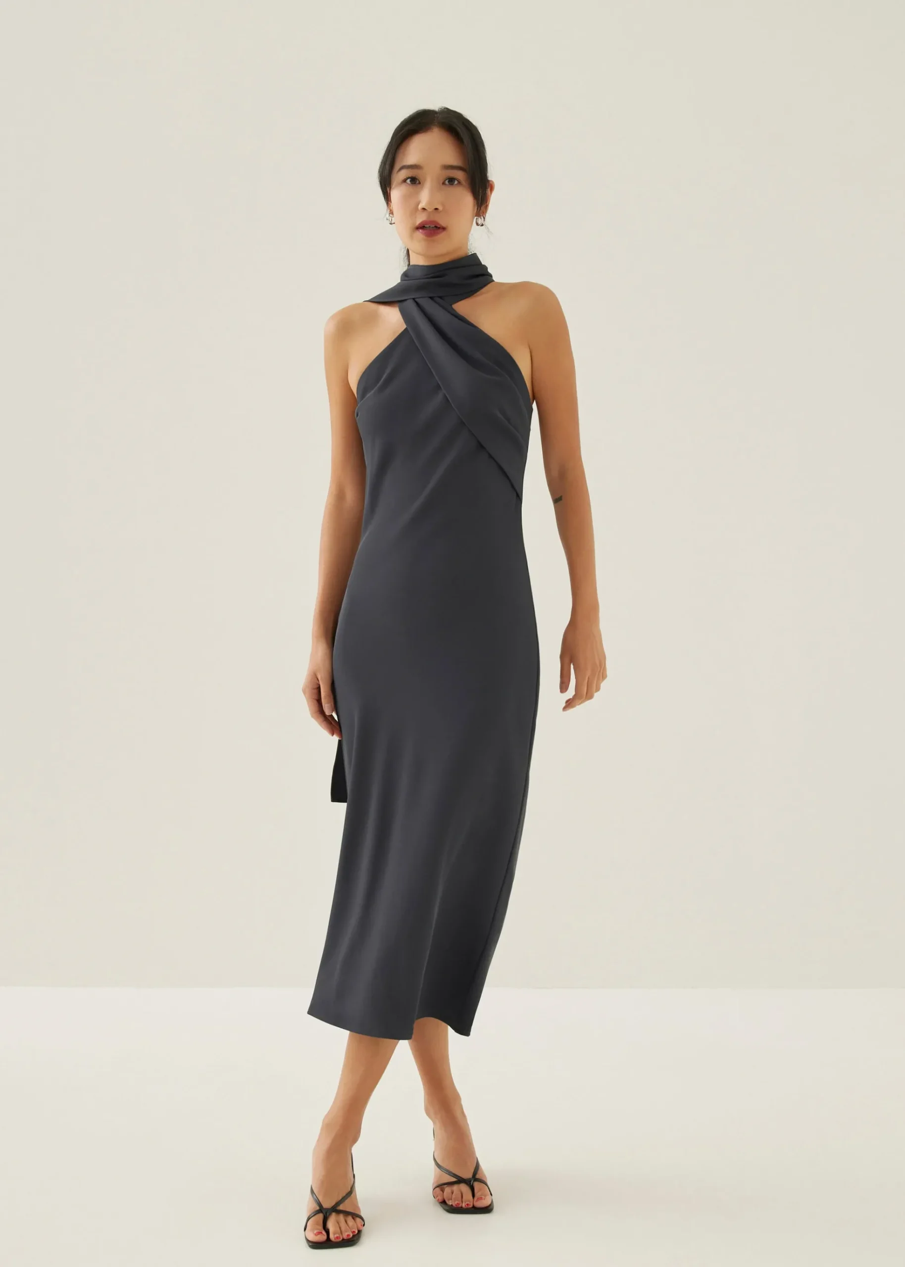 Sola Halter Midi Dress