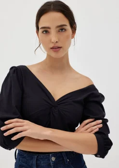 Soleia Knot Twist Front Top