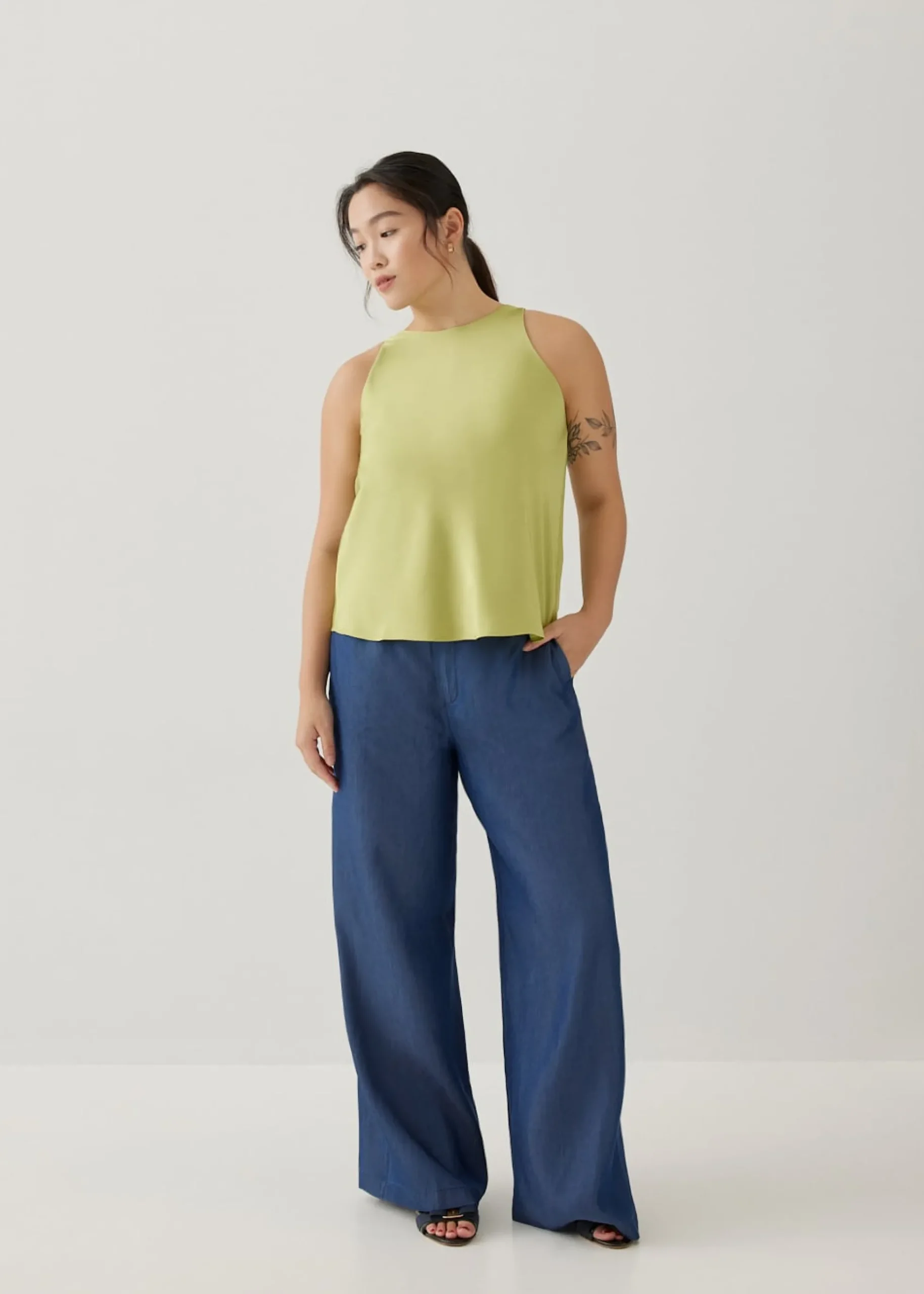 Sonnet Ribbon Tie Back Tank