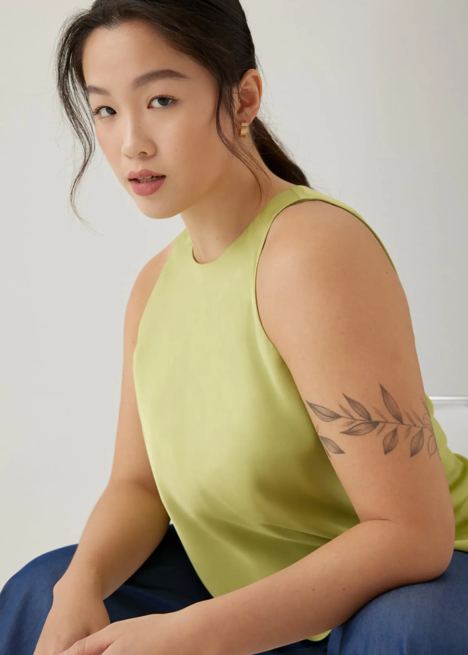 Sonnet Ribbon Tie Back Tank