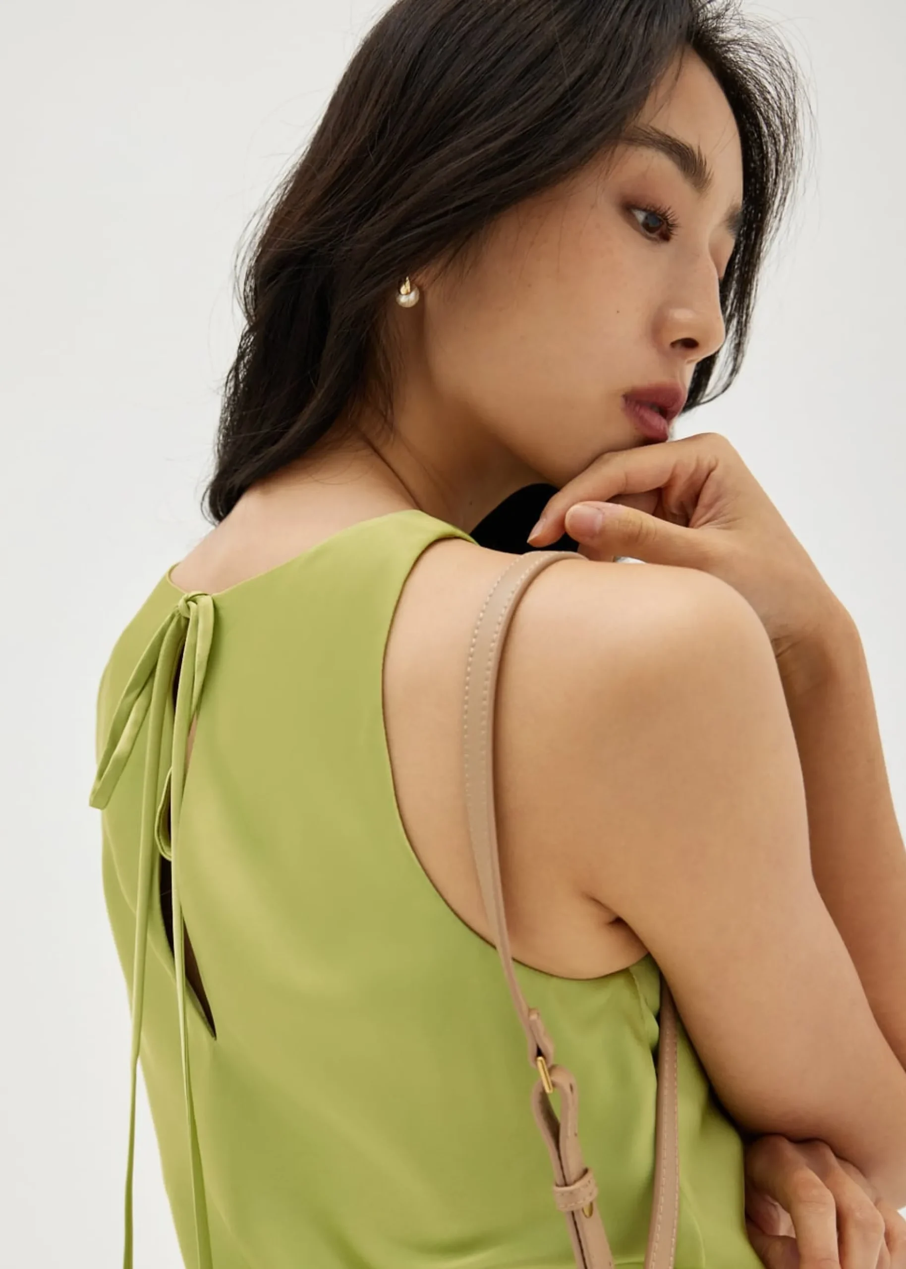 Sonnet Ribbon Tie Back Tank