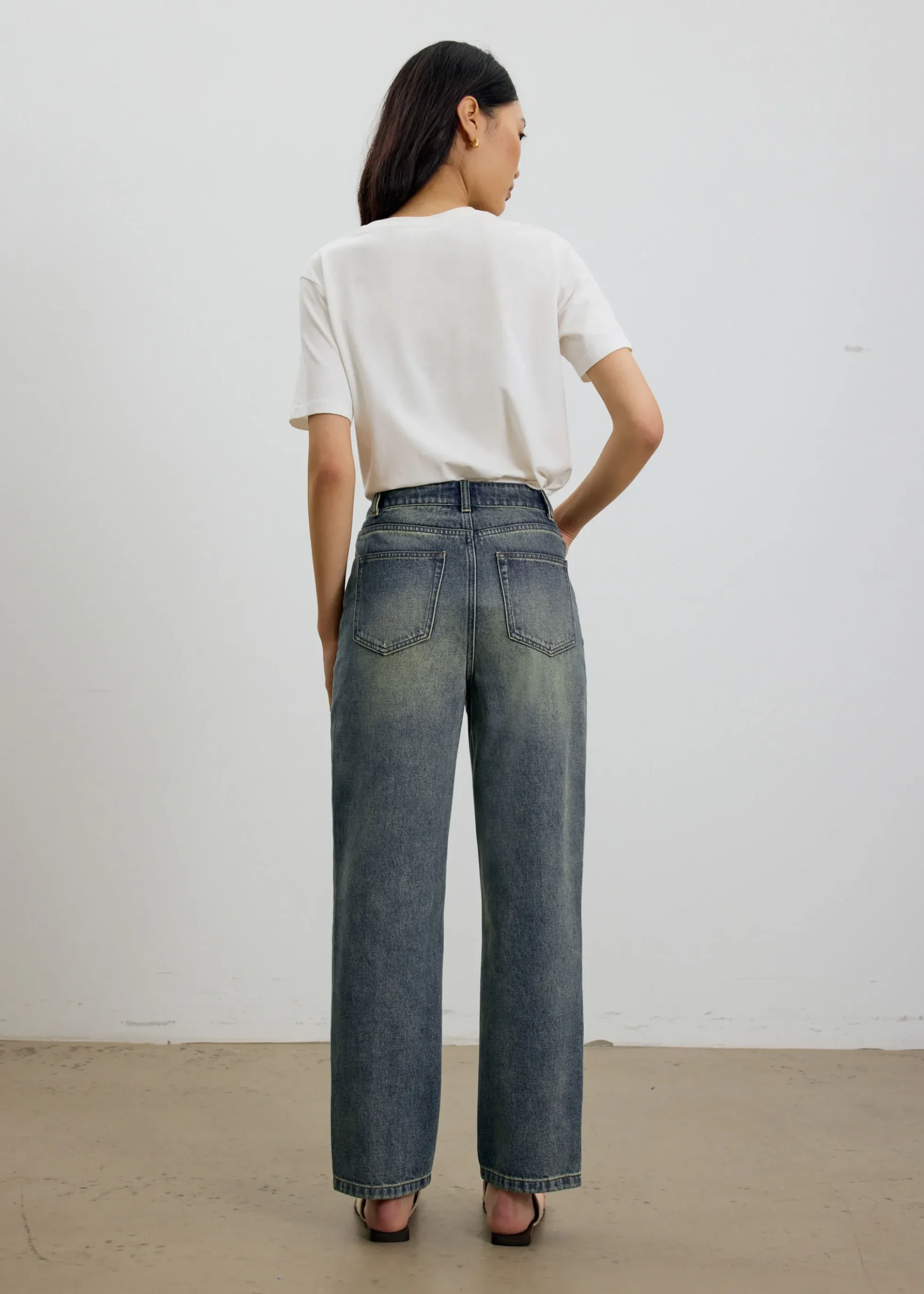 Suki Denim Slim Illusion Straight Leg Jeans