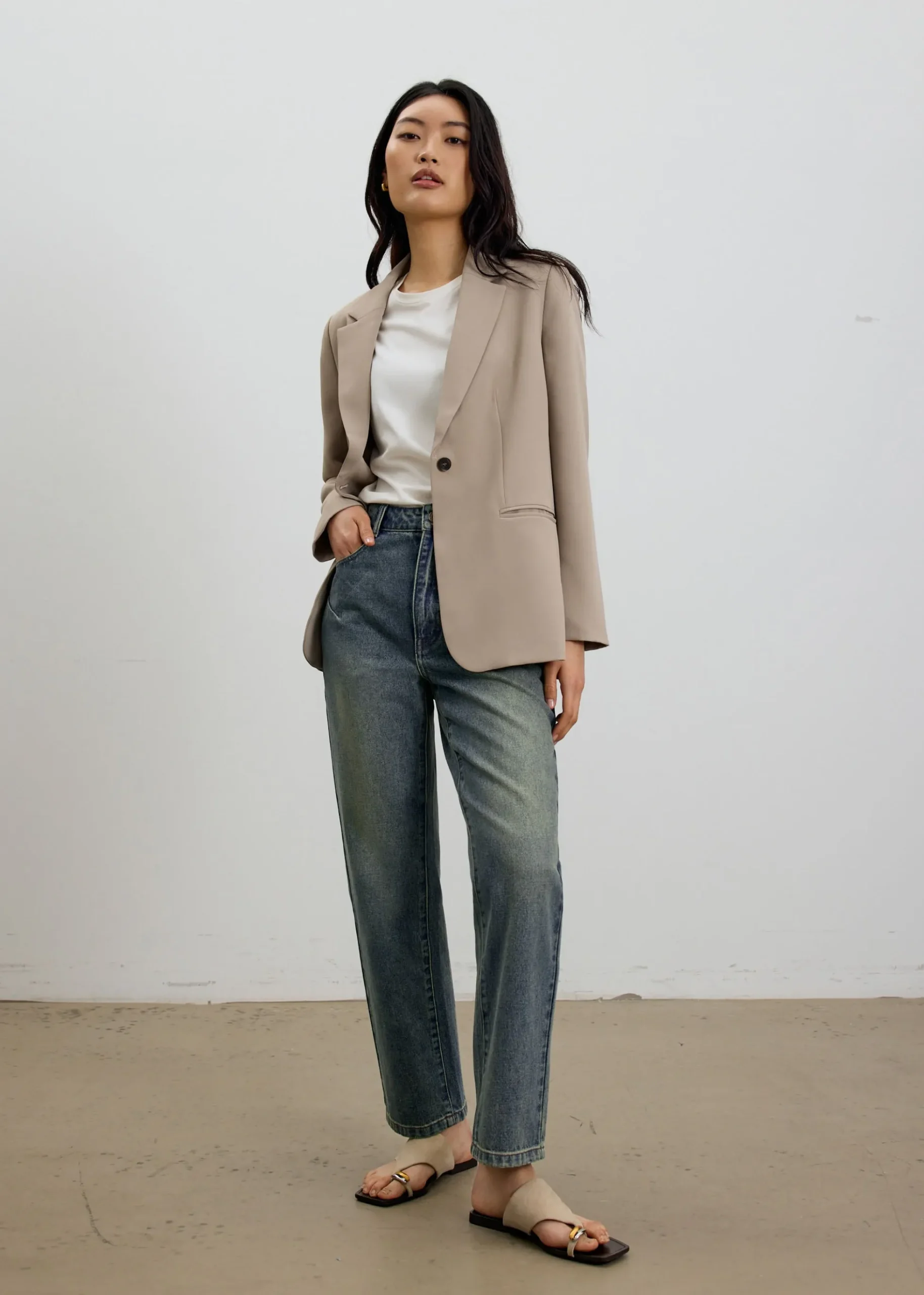 Suki Denim Slim Illusion Straight Leg Jeans