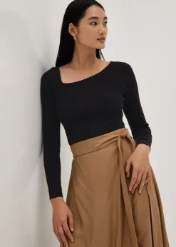 Sylvia Asymmetrical Knit Top
